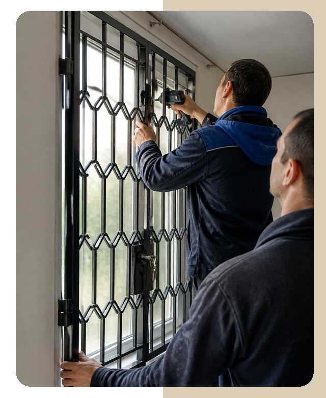 Установка распашных решеток в Сатке цена от 6724 р. | ДвериЛегко-Стк